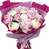Bouquet of peonies "Marshmallow" - small picture 1