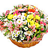 Basket of flowers "Wonderful!" - small picture 1