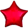 Foil balloon star "Metallic Red" - small picture 1