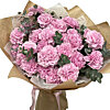 Bouquet of carnations "Pink dreams" - small picture 1