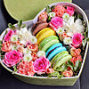 Box with macaroons "Pure Heart" - small picture 1