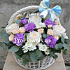 Basket of flowers "Fairy Tale" - small picture 1