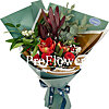 Bouquet with amaryllis "Lights of Verona" - small picture 1