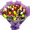 35 різнокольорових тюльпанів "Екзотика" - маленьке зображення 1