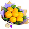 Букет из апельсинов "Солнечный зайчик" - меленькое изображение 1