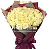 Bouquet of white roses "Empire" - small picture 1