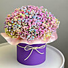 Box with gypsophila "Rainbow" - small picture 1