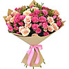Букет кустовых роз "Колыбель" - меленькое изображение 1