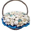 Basket with marshmallows "Swan Song" - small picture 1