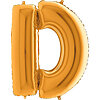 Foil balloon letter "D" - small picture 1