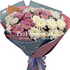 Bouquet of 9 chrysanthemums "Sweet Dream" - small picture 1