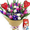 Bouquet of flowers "Strong feelings" - small picture 1