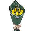 7 yellow tulips "Present" - small picture 1