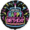 Helium balloon "Happy Birthday" - small picture 1
