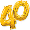 Foil balloons - number forty - small picture 1