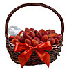 Basket with strawberries "Euphoria" - small picture 1