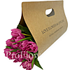 11 pink tulips in an envelope - small picture 1