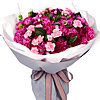 Bouquet of carnations "Amazement" - small picture 1