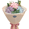 Bouquet of 3 colorful hydrangeas - small picture 1