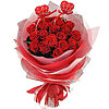 15 red roses "For the second half" - small picture 1