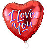 Воздушный гелиевый шарик «I love you» - меленькое изображение 1