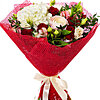 Bouquet with ranunculus "Carmen" - small picture 1