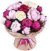 Bouquet of peonies "Unforgettable impression" - small picture 1