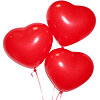 3 гелиевых шарика "Love" - меленькое изображение 1