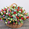 Basket of tulips "Magic" - small picture 1
