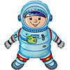 Foil figure "Cosmonaut" - small picture 1