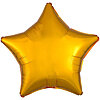 Фольгована кулька зірка "Металік Gold" - маленьке зображення 1