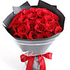 Букет червоних троянд "Європейський" - маленьке зображення 1
