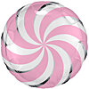 Foil balloon "Pink candy" - small picture 1