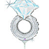 Воздушный шар мини-фигура "Обручальное кольцо" - меленькое изображение 1
