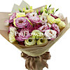  Bouquet of eustomas "Pearl" - small picture 1