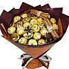 Candy bouquet "Golden Moon" - small picture 1