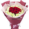 Bouquet of roses "Gentle hugs" - small picture 1