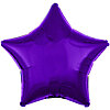 Фольгована кулька зірка "Металік Purple" - маленьке зображення 1