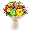 Букет із фруктів та овочів "Господарка" - маленьке зображення 1