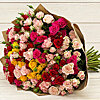 Букет кустовых роз "Страсть" - меленькое изображение 1