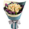 Bouquet of cream roses "Sweetheart" - small picture 1