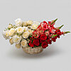 Flower basket "Two halves" - small picture 1