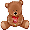 Air figure "Bear with a heart" - small picture 1