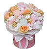 Bouquet of marshmallows in a box "Blow Kiss" - small picture 1