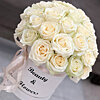 25 white roses in a box - small picture 1