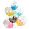 11 multi-colored helium balloons "Brush" - small picture 1