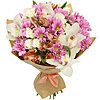 Букет хризантем и орхидей "Сокровище" - меленькое изображение 1