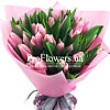 Букет тюльпанів "Рожева мрія" - маленьке зображення 1