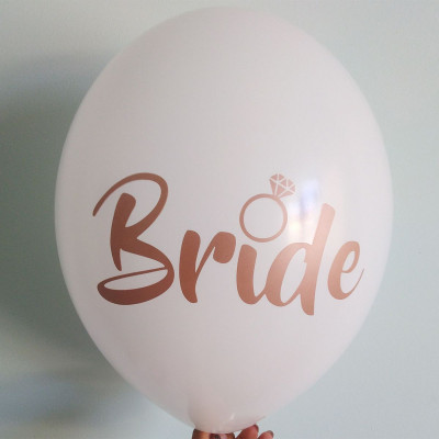 Latex balloon for bachelorette party "Bride" - picture 2