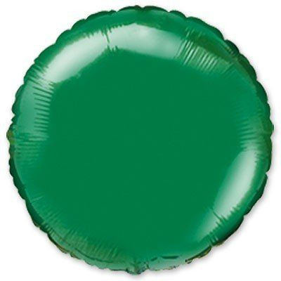 Фольгированный круг "Металлик Зеленый"